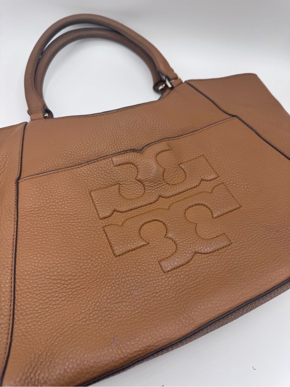 Tory Burch Bombe Leather Tote